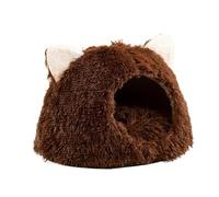 Genérico Cat Bed, Cama cálida y Cerrada for Gatos: Diseño de Villa con Felpa Gruesa y Larga, casita aislada for Perros y Gatos con una Cama Muy acogedora.,Parts(Section A)