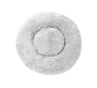 Genérico Cat Bed, Cama Grande y cómoda de Felpa de 100 cm for Perros, Redonda, de algodón Suave, cálida y Adecuada for Gatos y Perros.,Parts(Light Grey-100CM)