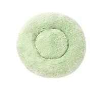Genérico Cat Bed, Cama Grande y cómoda de Felpa de 100 cm for Perros, Redonda, de algodón Suave, cálida y Adecuada for Gatos y Perros.,Parts(Green-100CM)