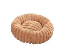 Genérico Cat Bed, Camas Grandes y Redondas for Perros Fluffy Pets, casita for Gatos súper cálida y Suave, Nido de Felpa for Invierno.,for Pet(Chocolate,M(50cm))