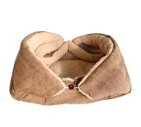 Genérico Cat Bed for Indoor Cats,2 in 1 Plush Cat Blanket Cat Cushion Bed Kitten Bed Soft Warm Washable Foldable Sleeping Bag Mat Blanket, Cat Nest Semi-Enclosed Cat House Cat Tent,for Indoor Warm