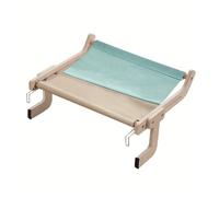 Genérico Cat Bed, Hamaca for Gatos con Ventana for Mascotas, Colgante con balcón Desmontable, Soporte de Madera, Cama abatible for Interiores, Nido,Parts(Upgraded Version)