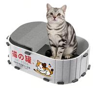 Genérico Cat Bed Nest - Felt Indoor Cat Bed, Kitten Rest House for Sleeping Lounging Playing Felt Nest for Indoor Living Room Seasonal Home Use Pet Furniture Comfortable Warm Sleeping Spot