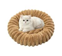 Genérico Cat Bed - Round Soft Pet Couch | Washable Dog Beds | 11.81 Inch Thick Plush Calming Bed for Kittens & Small Dogs, Indoor Pet Rest Cushion for Living Room, Bedroom & Travel