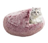 Generico Cat Bed Shell, Plush Cat Nest, Soft Cat Bed, Hooded Cats Bed, Warm and Cozy Plush Cats Beds for Indoor Use Creative Shell Nest Cats Beds for Puppies and Kittens Nurturing Environment