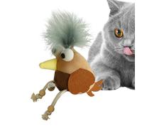 Genérico Cat Bird Toy - 15x13x5cm Polyester Interactive Bird Catnip Toys For Indoor Cats | Teething Doll Pet Supplies For Indoor Small Dog Kitten Hunt Exercise Play Chew Training Boredom