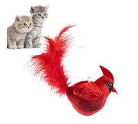Generico Cat Bird Toy Flapping, Flapping Wings Chirping Bird, Realistic Bird Cat Toy, Automatic Cat Toy Bird, Interactive Flying Bird Toy, Super Soft Cat Bird Toy, Indoor Cat Exercise Toy