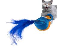 Genérico Cat Bird Toy, Flapping Wings Bird, Chirping Bird Toy, Realistic Interactive Toy, Super Soft Material, Indoor Cats Exercise, Perfect for Keeping Cats Active and Entertained