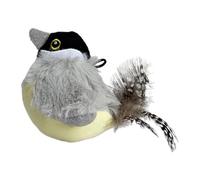 Genérico Cat Bird Toy, Interactive Kitten Plaything, Colorful Sound Plush, Velvet Cotton Bird Simulation for Playtime Engagement & Enrichment, Boredom Relief Activity for Pets Indoors, 2pcs