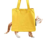 Genérico Cat Carrier Tote,Pet Travel Bag with Holes | Portable Cat Handbag,for Outgoing Travel Vacation Camping Picnic Shopping Hiking