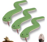 Genérico Cat Catnip Snake Toy for Cat, Soft Plush Interactive Kicker Toys for Teeth Cleaning Crinkle Sound for Indoor Cats & Dogs Interactive Toys, (3pcs)
