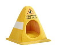 Generico Cat Cave - 40 x 40 x 36 cm Soft Plush No Deformation Cat Bed - Pet Calming Sleeping Warming Cuddler Tent House Nest Furniture For Floor Indoor Apartment Bedroom Home