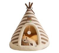 Genérico Cat Cave Bed -Cat Beds For Indoor Cats | Cats House, Enclosed Teepee Soft Comfortable Nest For Indoor Outdoor, Winter Sleeping, Outside, Home, Travel Bedroom