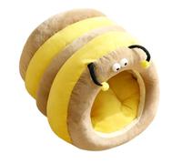 Genérico Cat Cave Bee Design Shelter - Warm Sleeping House Winter Cave | Winter Shelter For Cats To Sleep And Rest In Home Rooms Balconies Or Apartments During Daytime And Night