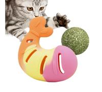 Genérico Cat Chew Toy - Catnip Shrimp Shaped Teether, Interactive Kitten Play Toy PurrJoy | Fun Activity for Indoor, Outdoor, Apartments, Multi-Cat Homes, Playtime, Exercise, Relief, Entertainment