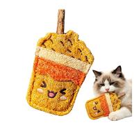 Genérico Cat Chew Toy - Pet Toy | Loofah Cat Toŷ Natural Teeth Cleaning Chewing Stress Relief Indoor Pet Play Training Activity Durable Safe Enrichment KittenToy