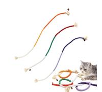 Genérico Cat Chew Toy Rope, Kitten Teething Bite, Bite Resistant Sturdy Fiber, Interactive Cleaning Design, Small Pet Dentals Game for Daily Chewing, Kittens Ferrets Rabbit