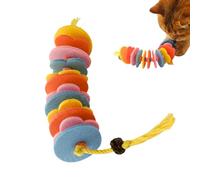 Genérico Cat Chew Toy, String Interactive Rope with Bell, Cat Biting Toys, Interactive Rope with Bell For All Breeds Kittens Pets Boredom Indoor Home Play Enrichment Play