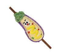 Genérico Cat Chewing Toy Set - Natural Loofah Teether Sticks For Kittens and Cats, Interactive Indoor Play & Care Toys | Suitable For Home Travel Outdoor Garden Use, 5x18cm/1.97x7.09inches