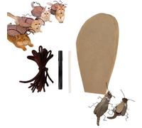 Genérico Cat Cockroach Clothing DIY Kit, Funny Cat Costume Accessories,Kitten Costume Accessories with Roach Wings and Antenna, for Pet Lovers Gift (1 Set)