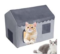 Genérico Cat Cooling House | Pet Cooling Shelter | All Season Cat House, Indoor Outdoor Cat House, Balcony Cat Furniture, Cat House with Ventilation, Cat Shelter for Summer