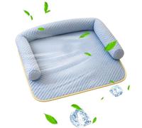 Genérico Cat Cooling Mat - Portable Washable Waterproof Scratch Resistant | Summer Dog Cooling Mat for Small Medium Kitten Balcony Floor Crate Kennel Sofa Bed Car Seat
