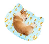 Genérico Cat Cooling Mat - PVC 45x34x2cm Gel Heat Relief Pad | Dog Summer Cooling Mat For Pets | For Indoor Living Room Bedroom Windowsill Travel Road Trip Vacation Coolings Use