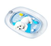 Genérico Cat Cooling Mat - PVC Thickened Washable Inflatable Cat Water Mat Sensory Play Bed M/L | Hot Weather Cooling Pad for Kitten Puppy Balcony Patio Travel Car Crate Beach Use