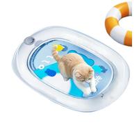 Genérico Cat Cooling Mat - Thickened Washable Inflatable Pet Water Bed Sensory Playmat | Funny Cooling Pad For Temperature Relief Comfort and Interactive Relaxation | Kitten Puppy Hot Weather Home