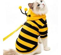 Genérico Cat Costume Bee Design Funny Party Warm Outfit Coats Clothes