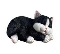 Genérico Cat Decor For Home - Resin Animal Sculpture, Cat Garden Statue