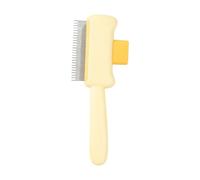Genérico Cat Detangling Comb, Pet Hair Removal Massage Comb - Grooming Brush for Cats Dogs | 19x7x1cm Pet Grooming Combs with Rounded Teeth and Comfortable Handle, ABS Stainless Steel Brush