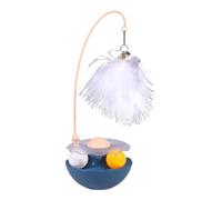 Genérico Cat Exercise Toy, Pet Toy for Cats, Roller Track Cat Toy, Catnip Ball Toy, 25x9 cm, Interactive Cat Ball Toy with Catnip and Bells for Indoor Exercise and Play for Kittens and Adult Cats