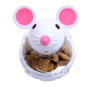 Generico Cat Food Ball Dispenser - PP PC 5 x 7 cm | Interactive Mouse Tumbling Slow Feeder Toy | Adjustable Diet Exercise Fun Toy For Cats To Prevent Obesity And Encourage Active Play Daily Feeding