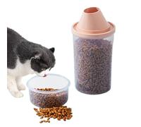 Genérico Cat Food Container Airtight - 4.13x3.54x8.07 Inches Pet Food Storage Jar | 1000ml Transparent Jar for Pet Puppy Foods | Pets FoodStorage Sealed for Home, Traveling, Outdoor