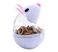 Genérico Cat Food Dispenser - PP PC 7cm, Slow Feeder Toy, Mouse Tumbling Design | Visible Treat Control, Interactive Treat Ball, Pet Exercise Tool For Feline Play, Diet Training, Indoor Activity