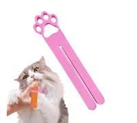 Genérico Cat Food Pouch Squeezer - 3D Printed Kitten Strip Squeezing, Cat Wet Treats Dispenser | For Trainers Animal Lovers Apartment Home Office Shelters Bedroom Living Room Study Travel