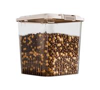 Genérico Cat Food Storage Container - Airtight Sealed Treat Organizer,Clear Pet Food Bucket for Rodents Livestock Bird Bunny Cat Dog Pantry Outdoor Camping Travel
