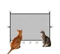Genérico Cat Gate | Safety Folding Mesh Doorway Gates For Pets | Animals Fence Childproofing For Kitten Bunny Hallway; Portable Retractable Barrier, Living Room Porch Kitchen Guard, No-Drill