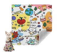 Generico Cat Grooming Wrap | Canvas Material | Pet Holder for Bathing, Nail Clipping, Ear, Teeth Cleaning | Small Cats Under 4kg, Relaxed Grooming, Feeding and Bathing Aid