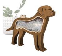 Genérico Cat Hair Keepsake, Wooden Pet Ashes Storage Box, Decorative Cat-Shaped Holder for Teeth, Nails, Bones, Puppy, Kitten, Dog, for Animal Lovers, Birthday, Desk, Living Room