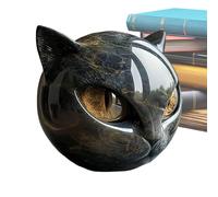 Genérico Cat Head Sculpture, Kitten Art Decor, Handcrafted Resin Design, Smooth Matte Finish, Compact Display Size, Ideal for Seasonal Home Styling and Decorative Accent in Any Room, 3.15x3.15 Inches