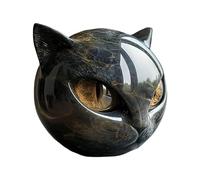 Genérico Cat Head Sculpture, Kitten Art Piece Desk Decorations, Animal Figurines For Home Decor, Table Centerpiece Decor For Living Room Dashboard Desk Shelf Bedroom Christmas Halloween
