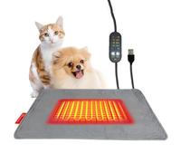 Generico Cat Heating Pad - 5-Temp Settings Warm Sleeping Pads With Auto Timer - 30 x 20 cm Winter Pet Heating Pad - Resists Chewing Damage: Designed For Home Farmhouse Garage Cage Living Room