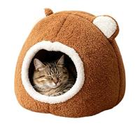 Genérico Cat House Bed, Soft Plush Pet Cave, Washable Cat Tent