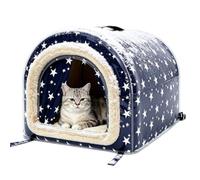 Genérico Cat House - Foldable Shelter with 4 Ground Stakes | Cat Tent House