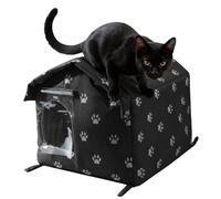 Genérico Cat House for Winter - Waterproof Outdoor Pet Shelter | Warm Insulated Cave Bed for Cats Dogs Rabbits Bunnies Kittens, Animal Home for Garden Patio Porch Balcony Garage Indoor Protection