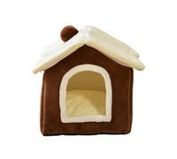 Genérico Cat Houses For Indoor Cats, Cat Bed House, Indoor Cat Small House, Semi Enclosed Kitten Bed Cave, 40x35cm/15.75x13.78 Inches Covered Cat Beds, Soft Winter Pet House For Resting, Sleeping