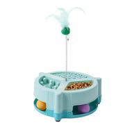 Genérico Cat Interactive Feeder, Kitten Slow Feeder, Multifunctional Slow Feeder Toy, Interactive Toys for Indoor Cats, Slow Feed Cat Bowl, Creative Slow Food Dispenser Feeder for Kitten