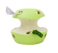 Genérico Cat Interactive Toy - Electric Kitten Puzzle Game | 16.5x16.5x15cm ABS Pet Enrichment Toy with Electronic Components, Green Red Style Options, Outdoor Exercise Training Accessory